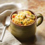 How to make Savory Breakfast Quinoa Mug — key cooking step