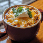 How to make Savory Chicken Enchilada Mug Meal — key cooking step