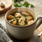 How to make Savory Garlic Herb Chicken Mug Meal — key cooking step