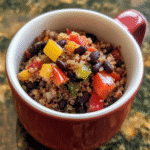 How to make Savory Quinoa and Black Bean Mug Bowl — key cooking step