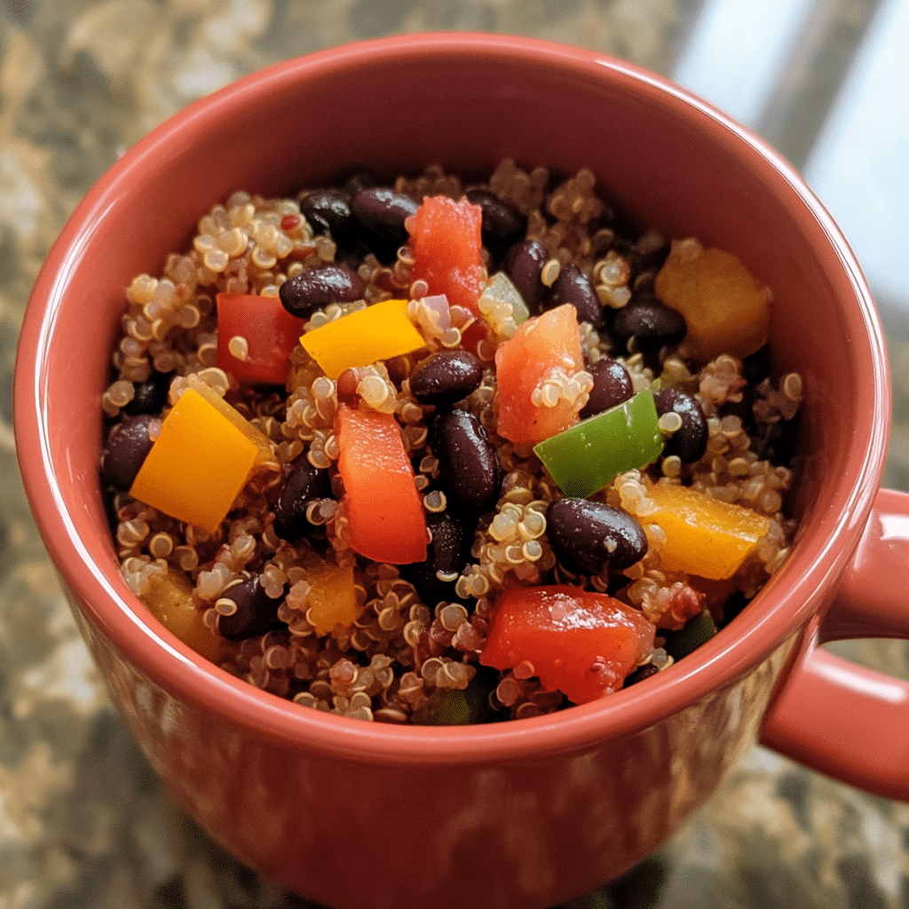 Savory Quinoa and Black Bean Mug Bowl — restaurant-quality recipe photo