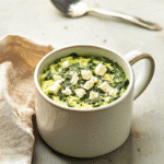 How to make Savory Spinach and Feta Mug Omelet — key cooking step