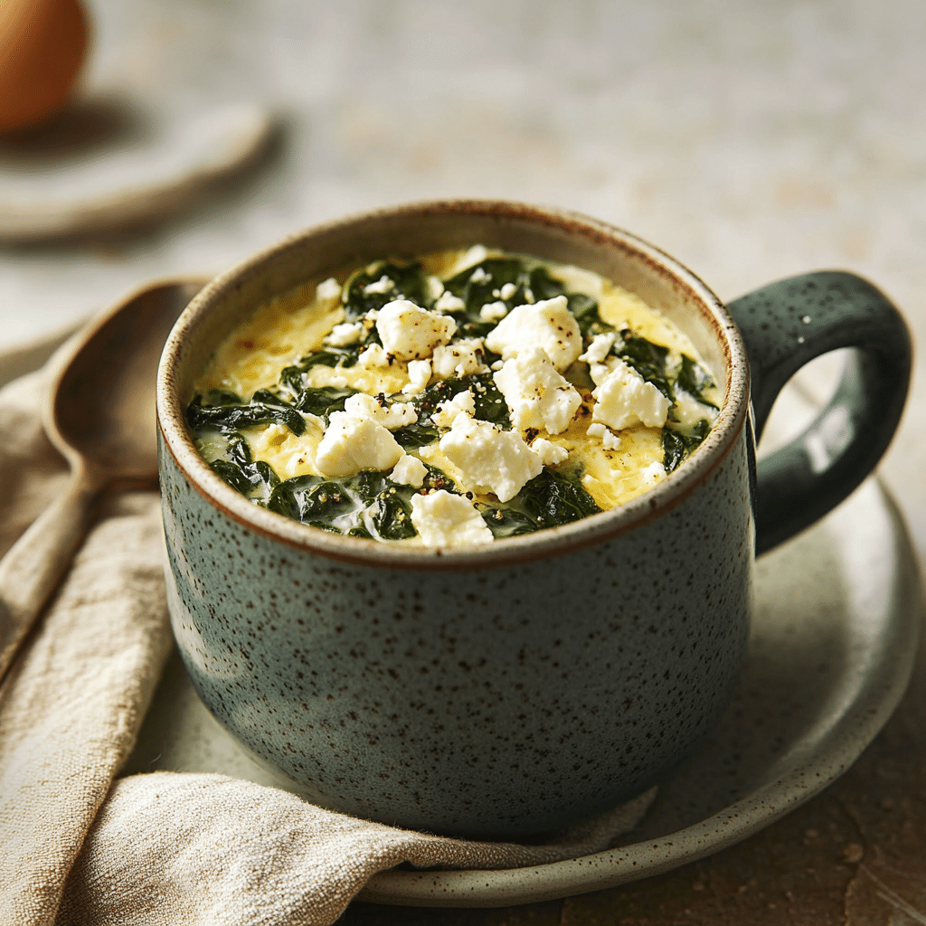 Savory Spinach Feta Breakfast Mug Bake — restaurant-quality recipe photo
