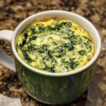 How to make Savory Spinach Frittata Mug — key cooking step