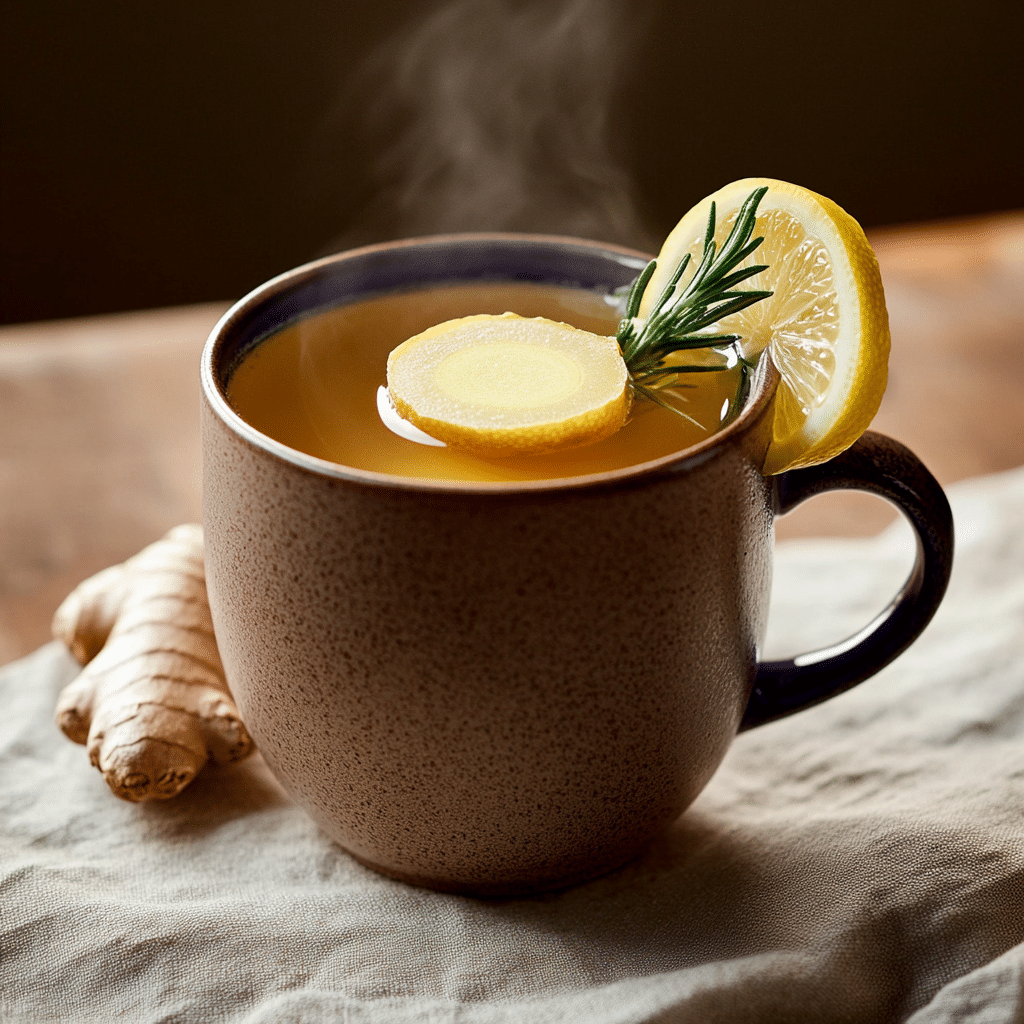 Soothing Ginger Lemon Herbal Infusion for Winter Wellness — restaurant-quality recipe photo