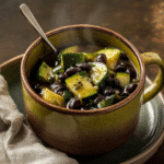 How to make Zucchini and Black Bean Mug Stir-Fry — key cooking step