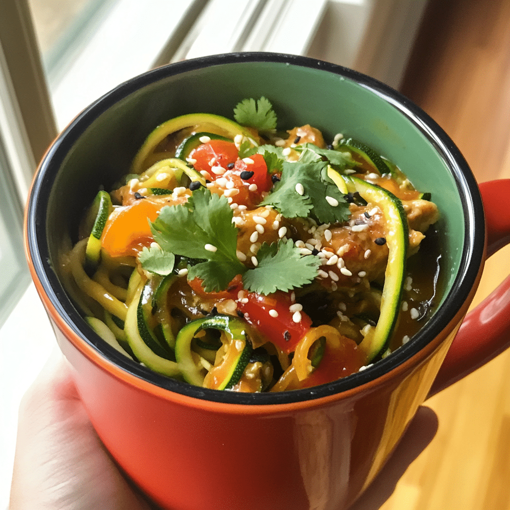 Zucchini Noodle Stir-Fry Mug — restaurant-quality recipe photo