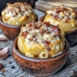 How to make Garlic Butter Bacon Mac Cheeseburger Onion Bombs — key cooking step