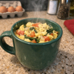 How to make Protein-Packed Veggie Scramble Mug — key cooking step