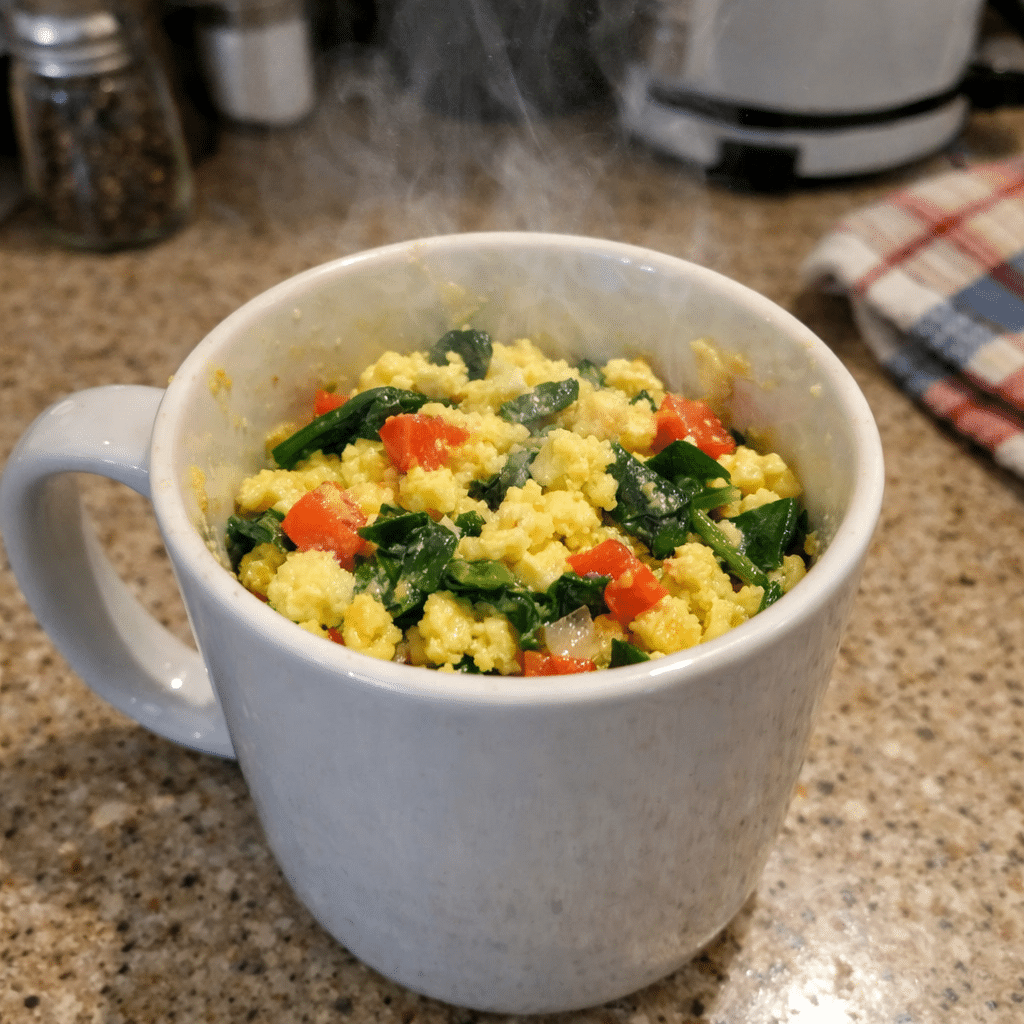 Protein-Packed Veggie Scramble Mug — restaurant-quality recipe photo