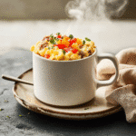How to make Savory Breakfast Burrito Mug — key cooking step