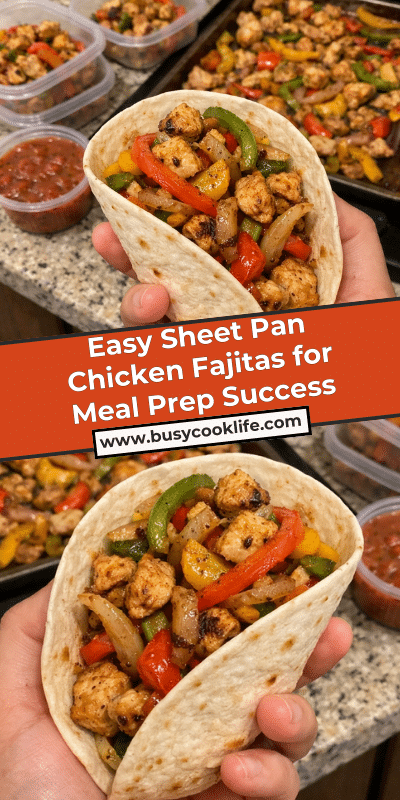 Easy Sheet Pan Chicken Fajitas for Meal Prep Success